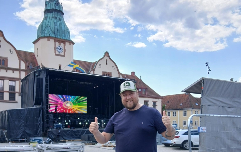 Mattias Johansson, festivalgeneral för Östersjöfestivalen