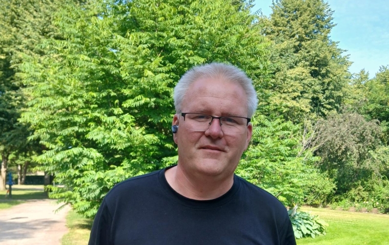 Tobbe Mattsson, vaktmästare i Karlshamns kommun