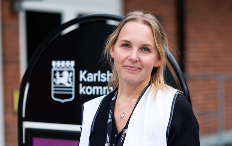 Bild på ambulerande röstmottagare Anna Persson