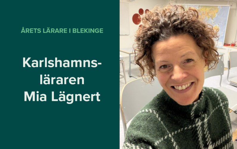 Mia Lägnert årets lärare