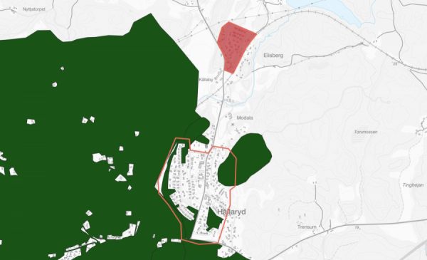 Bostadsnära natur i Hällaryd