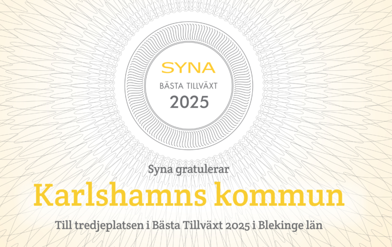 Gratulationsbild från Syna